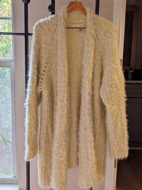 Anthropologie A+ Fuzzy Longline Cardigan – Size 3X ✨